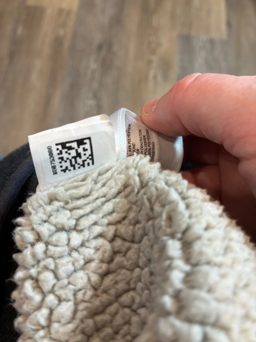 The North Face Black Snap-Front Sherpa Lined Pullover